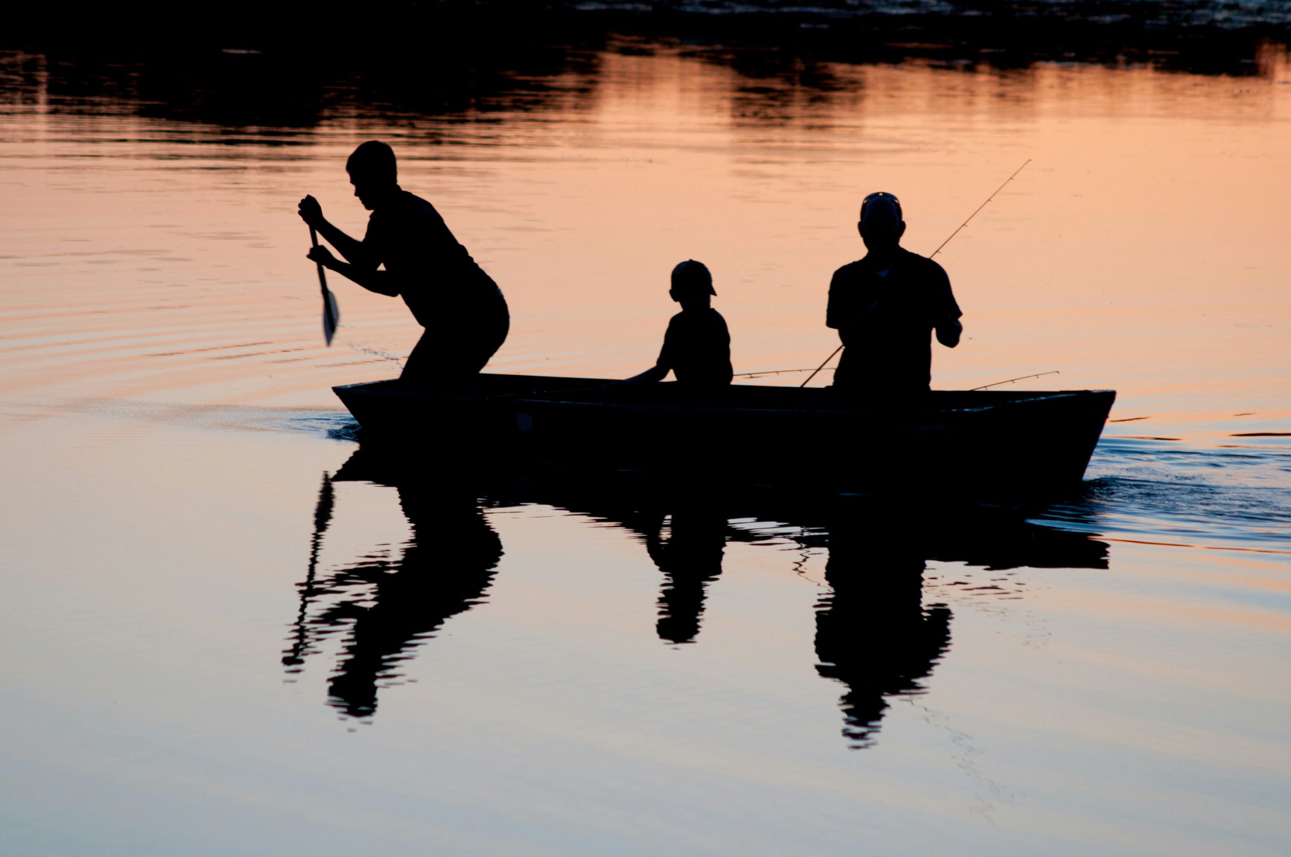 Catching stripers in Kerr Lake, North Carolina