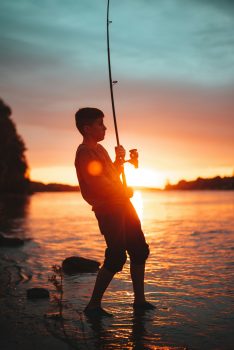 Northeast River fishing in Wyoming