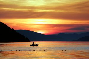 Great fishing on Boysen Reservoir in Wyoming